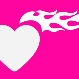 Tatto Coração em Chamas