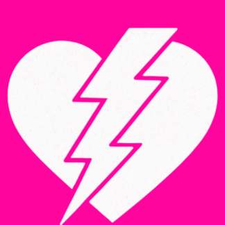 Tatto Coração com Raio