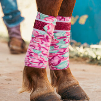 Liga Coração Rosa com Verde Água